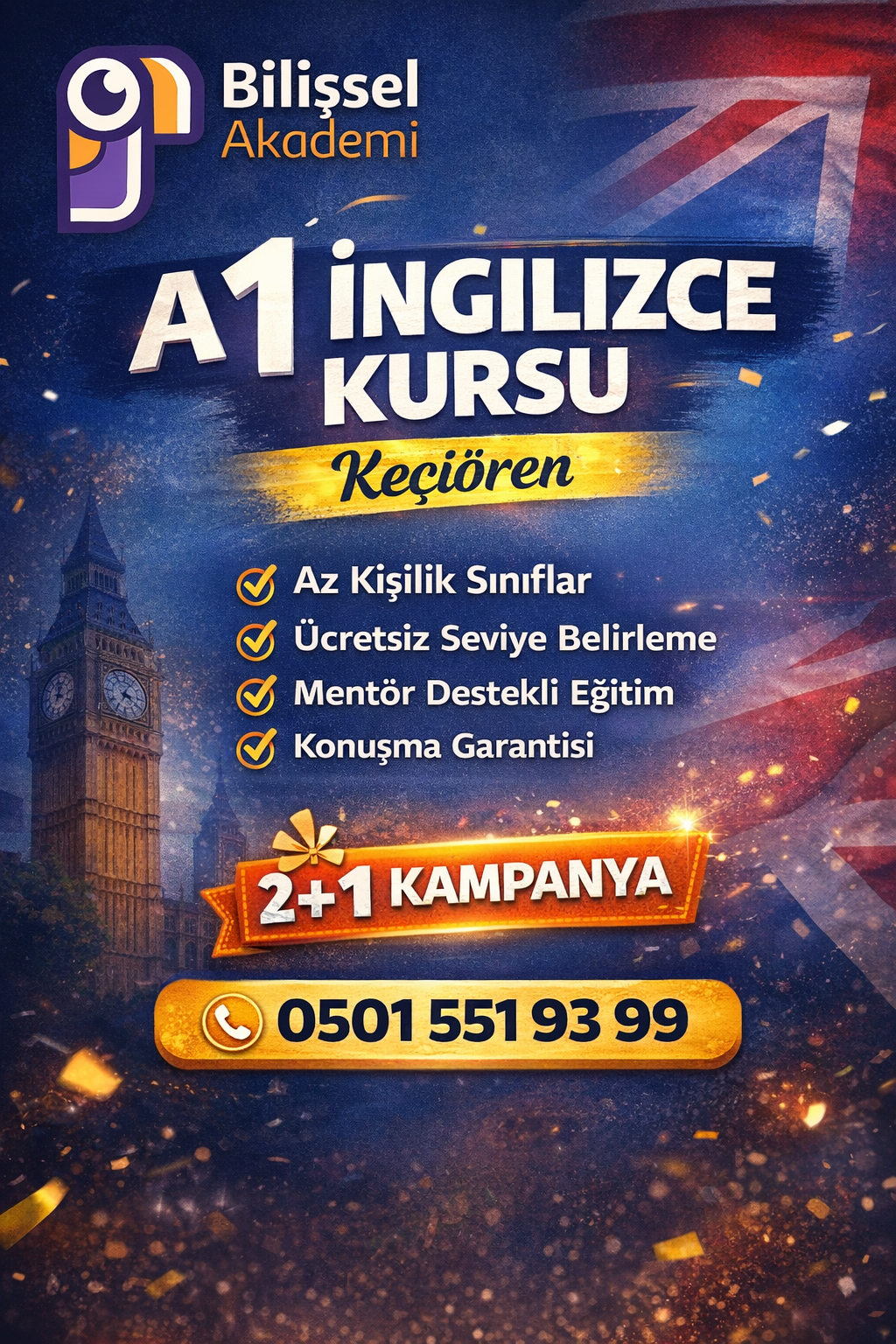 a1 ingilizce kursu keçiören