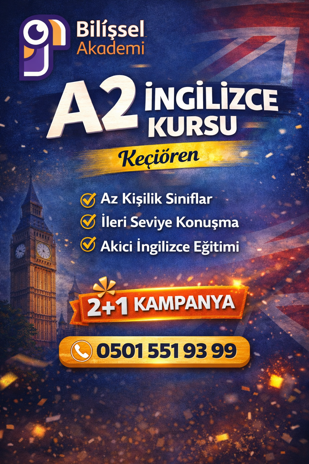a2 ingilizce kursu keçiören